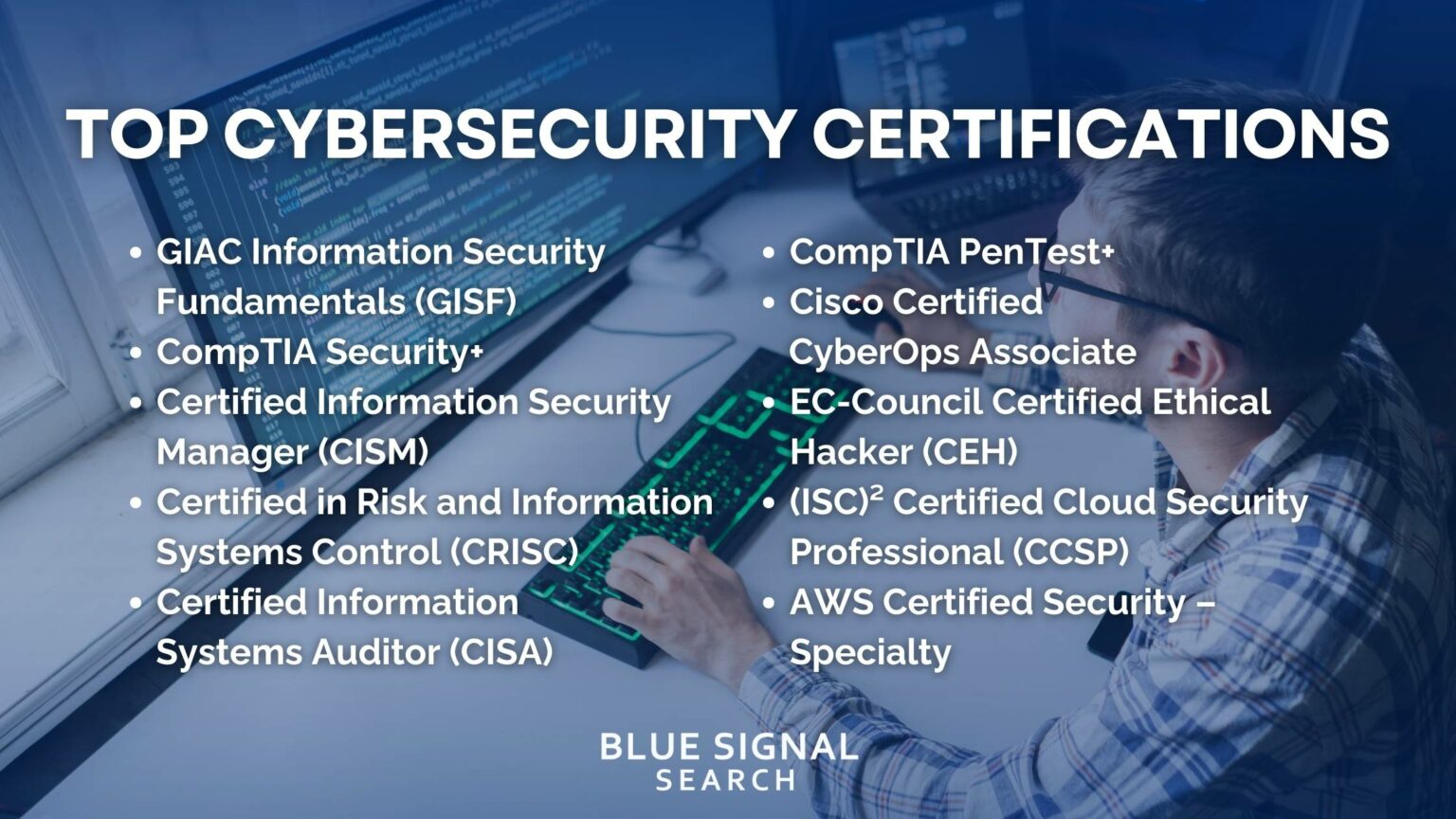 Blog Graphics Top Cybersecurity Certifications List Of Top